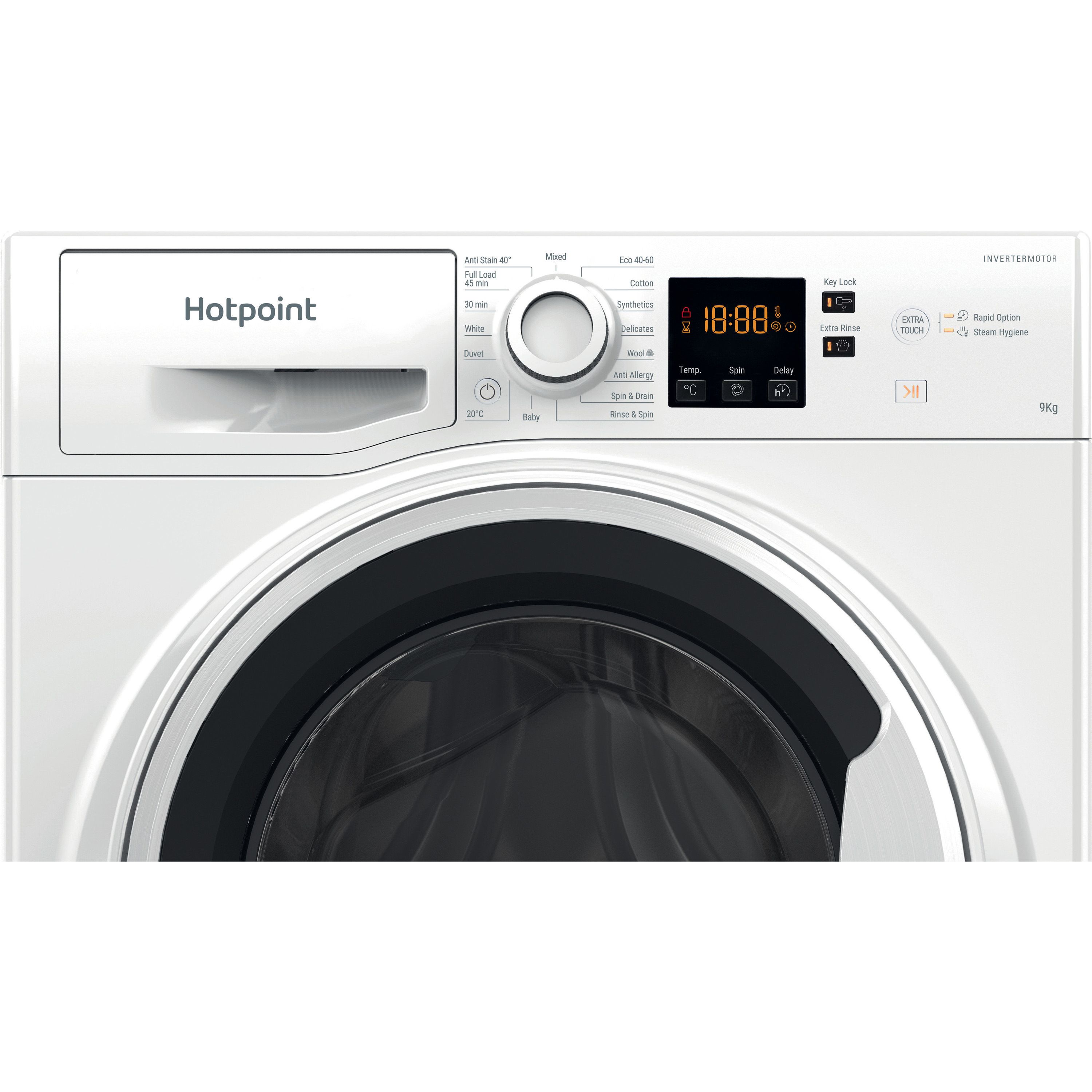Hotpoint NSWA945CWWUKN_WH 9kg Freestanding 1400rpm Washing machine - White
