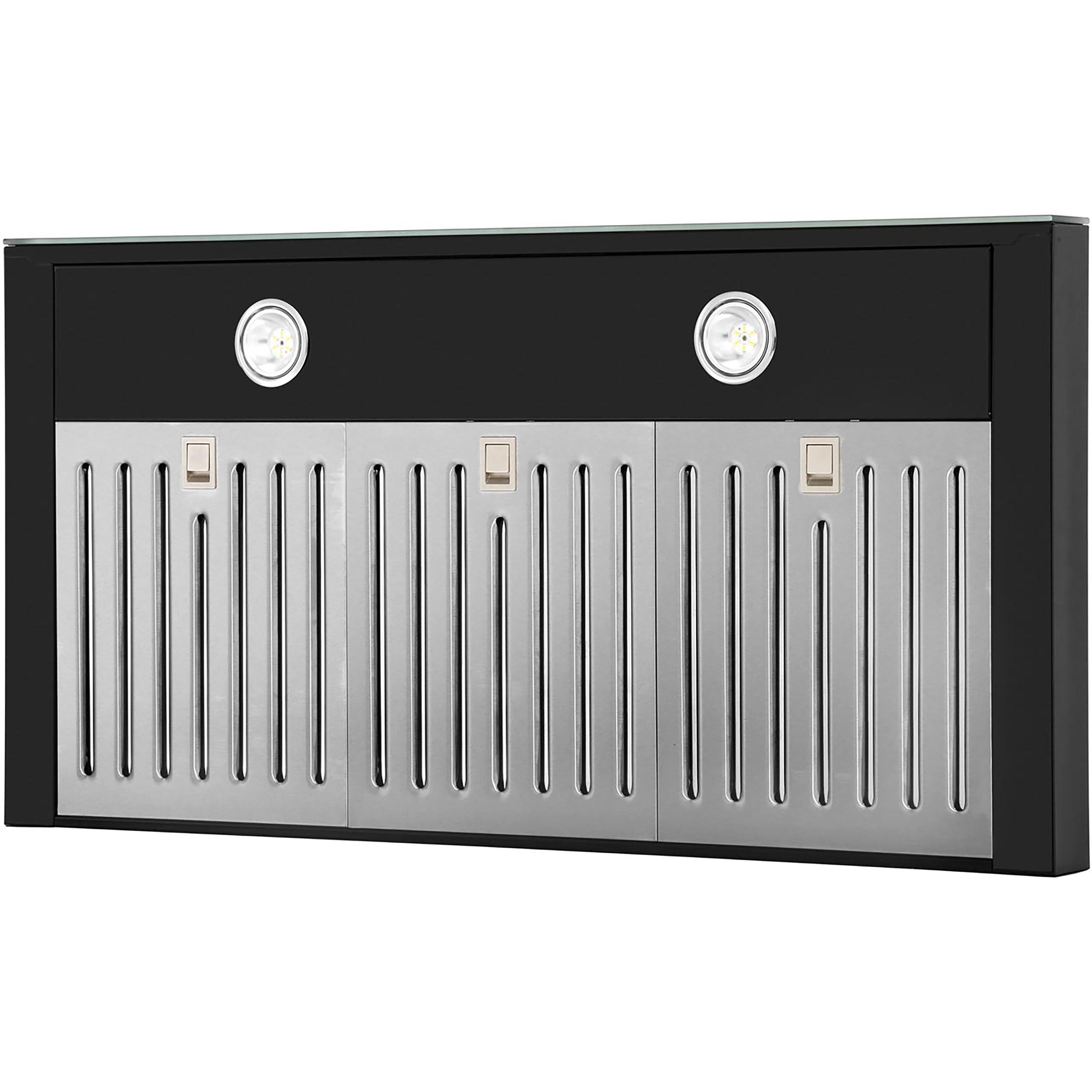 Hotpoint PHBS9.8CLTDK_BK Metal & plastic Chimney Cooker hood (W)89.8cm - Black