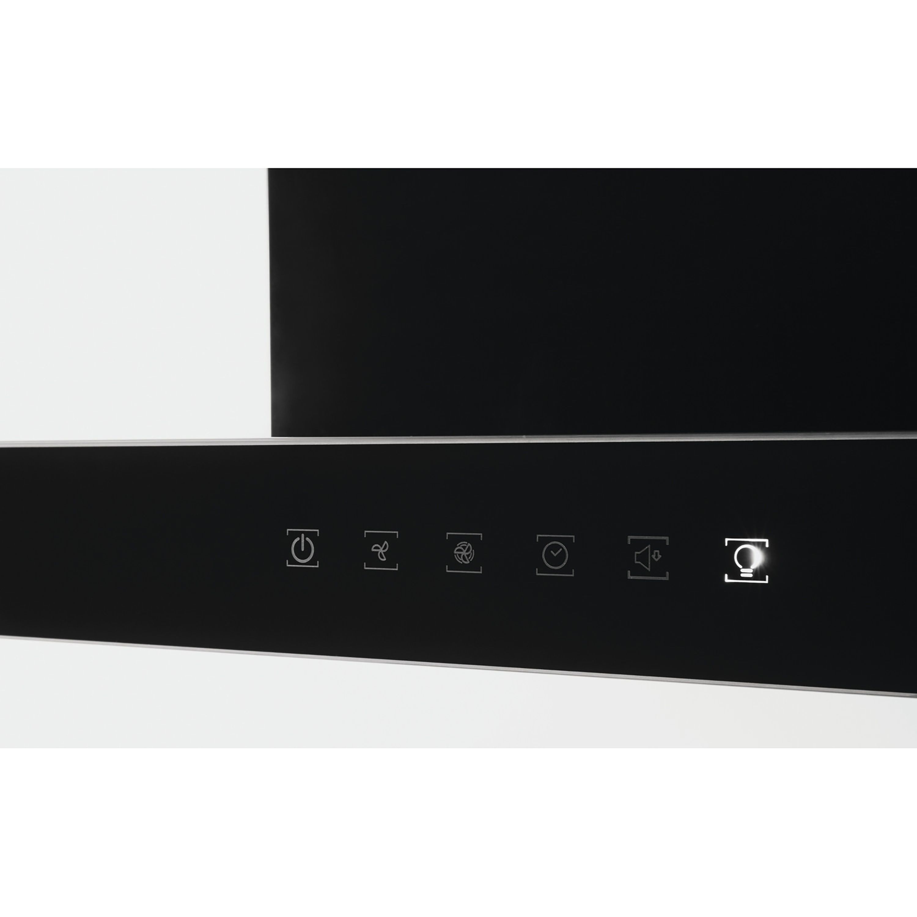 Hotpoint PHBS9.8CLTDK_BK Metal & plastic Chimney Cooker hood (W)89.8cm - Black