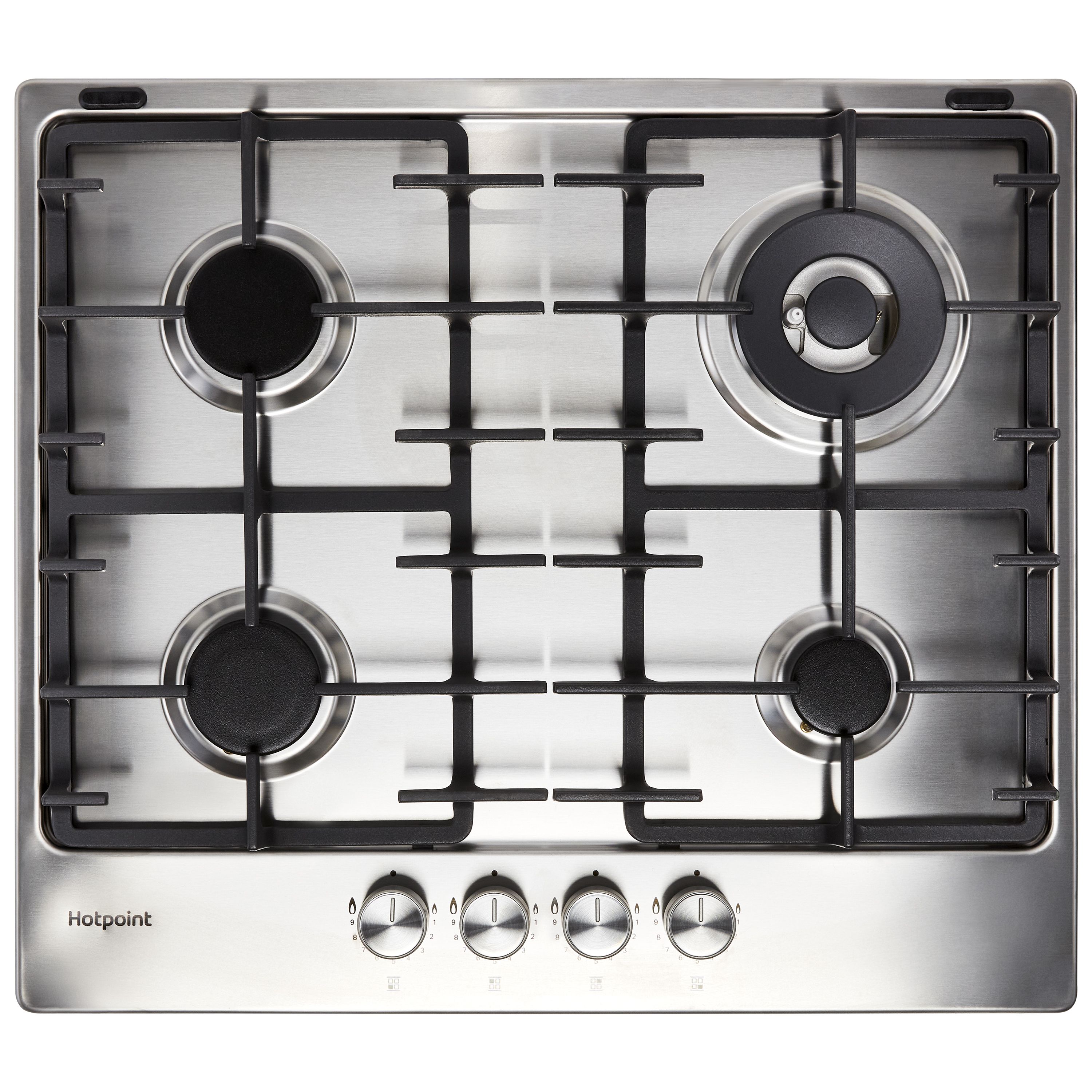 Hotpoint PPH60GDFIXUK_SI 59cm Gas Hob