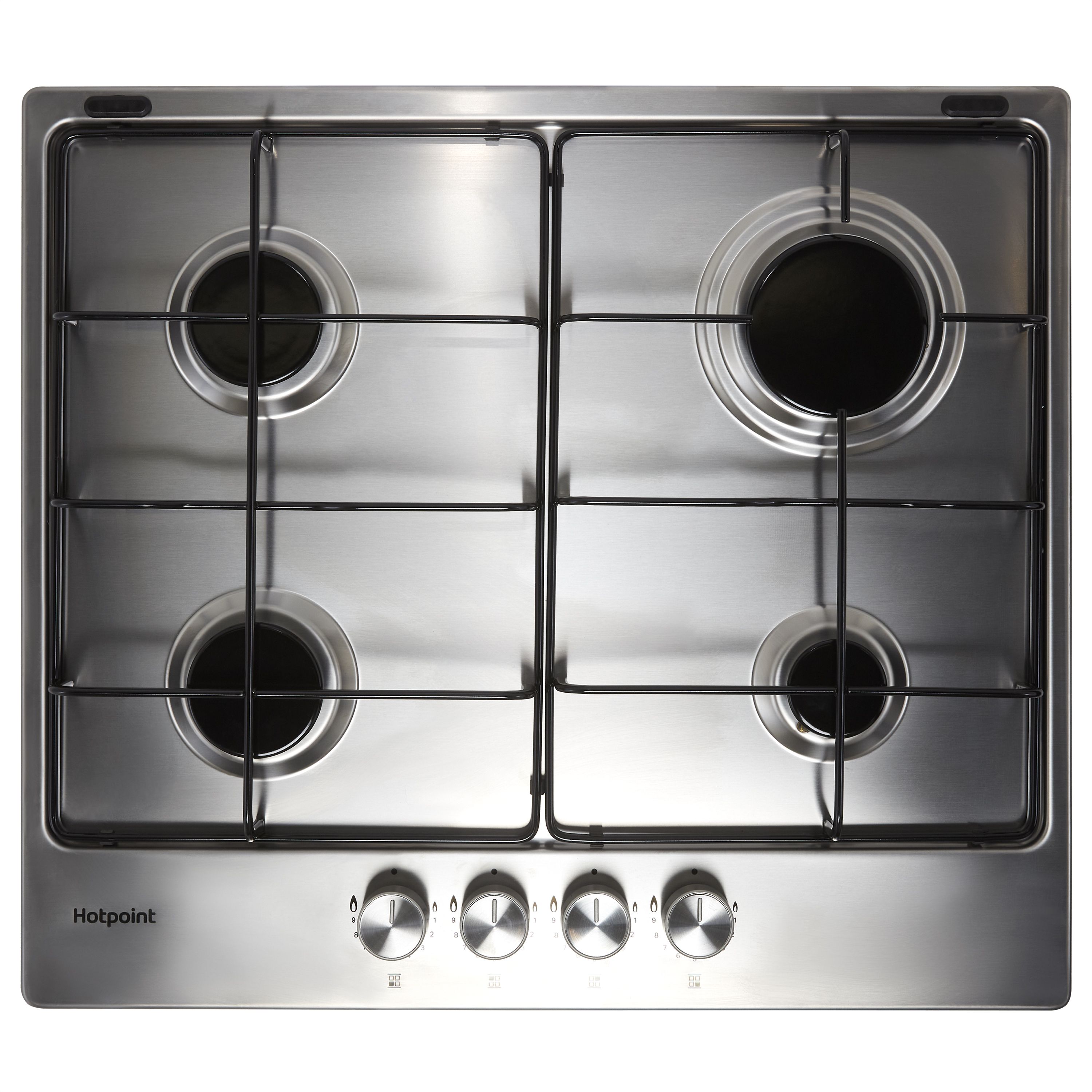 Hotpoint PPH60PFIXUK_SI 59cm Gas Venting Hob