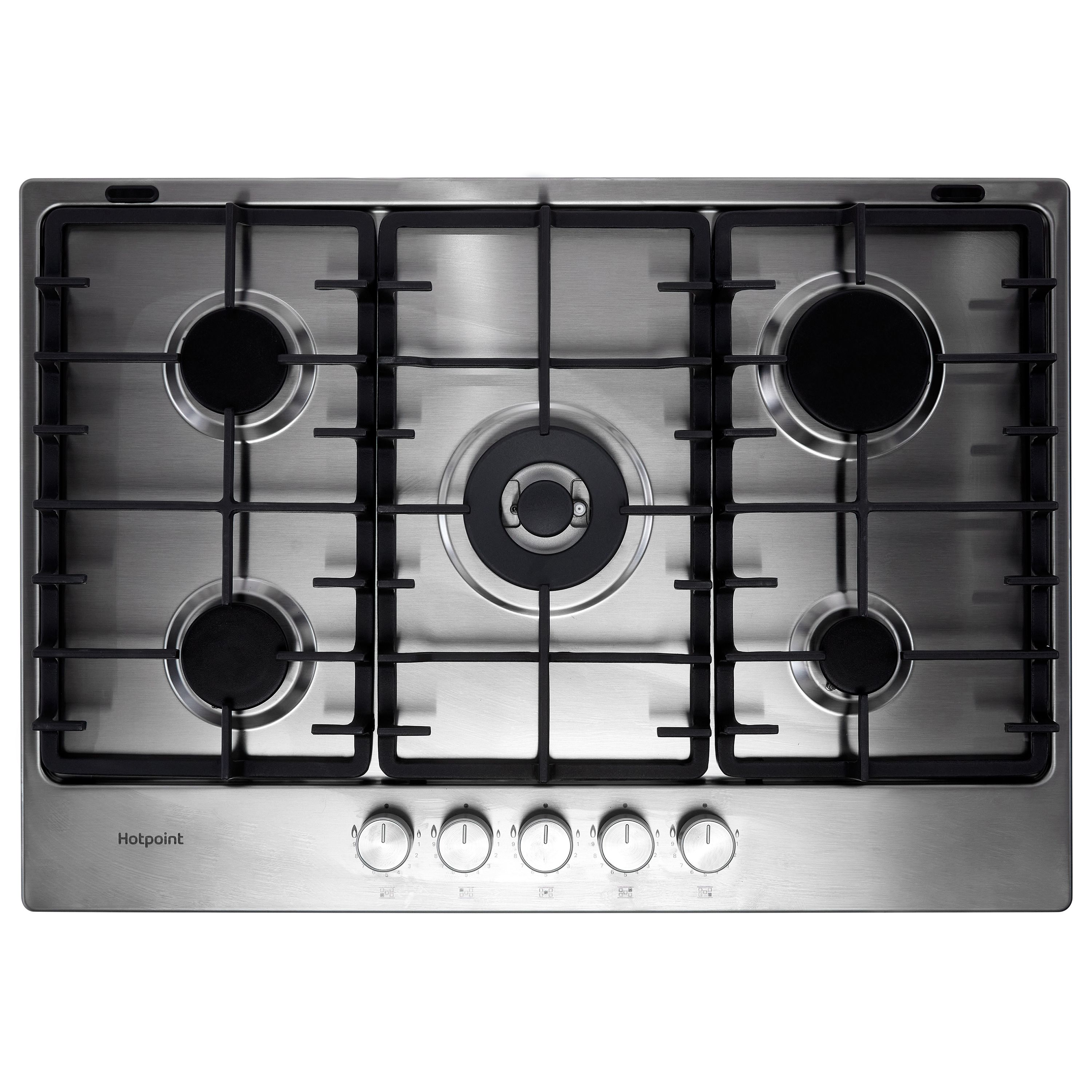 Hotpoint PPH75GDFIXUK_SI 75cm Gas Venting Hob