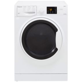 Hotpoint RDG8643WWUKN White Freestanding Condenser Washer dryer, 8kg/6kg