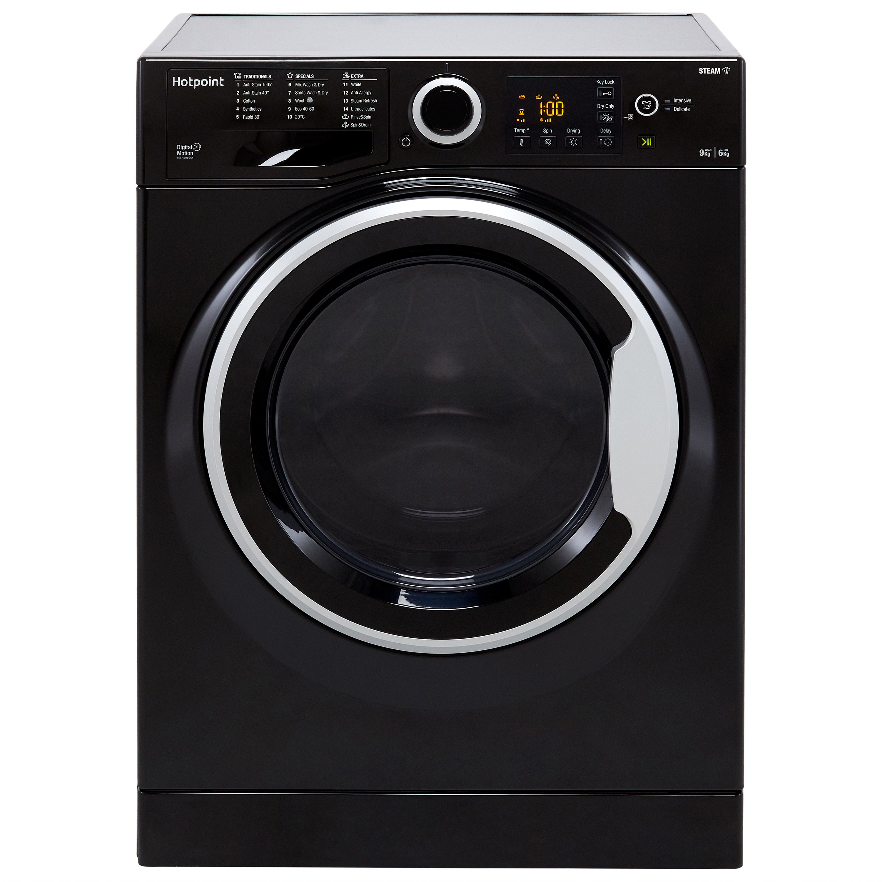 Hotpoint RDG9643KSUKN 9kg/6kg Freestanding Condenser Washer dryer
