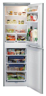 Hotpoint RFAA 52 S Freestanding Fridge freezer - Silver effect