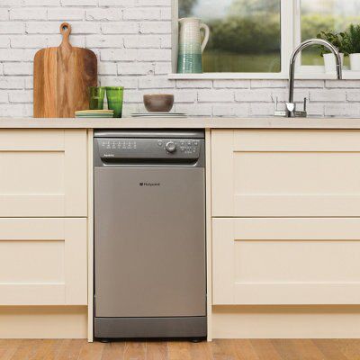 Hotpoint slimline dishwasher graphite top
