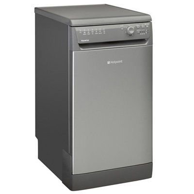 Hotpoint SIAL11010G Freestanding Slimline Dishwasher Graphite