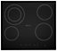 Hotpoint Silver & black Oven & hob pack Set
