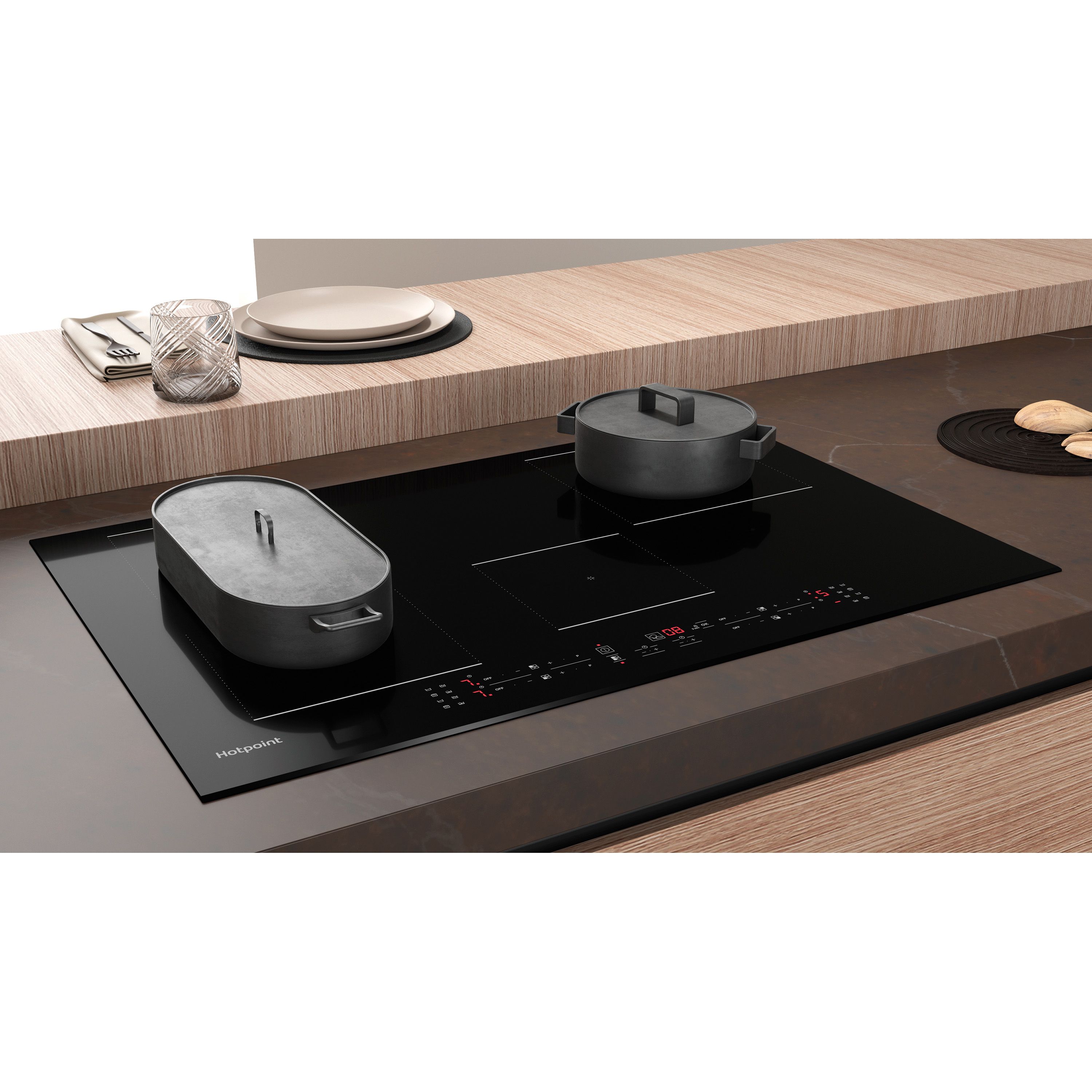 Hotpoint 70cm induction deals hob