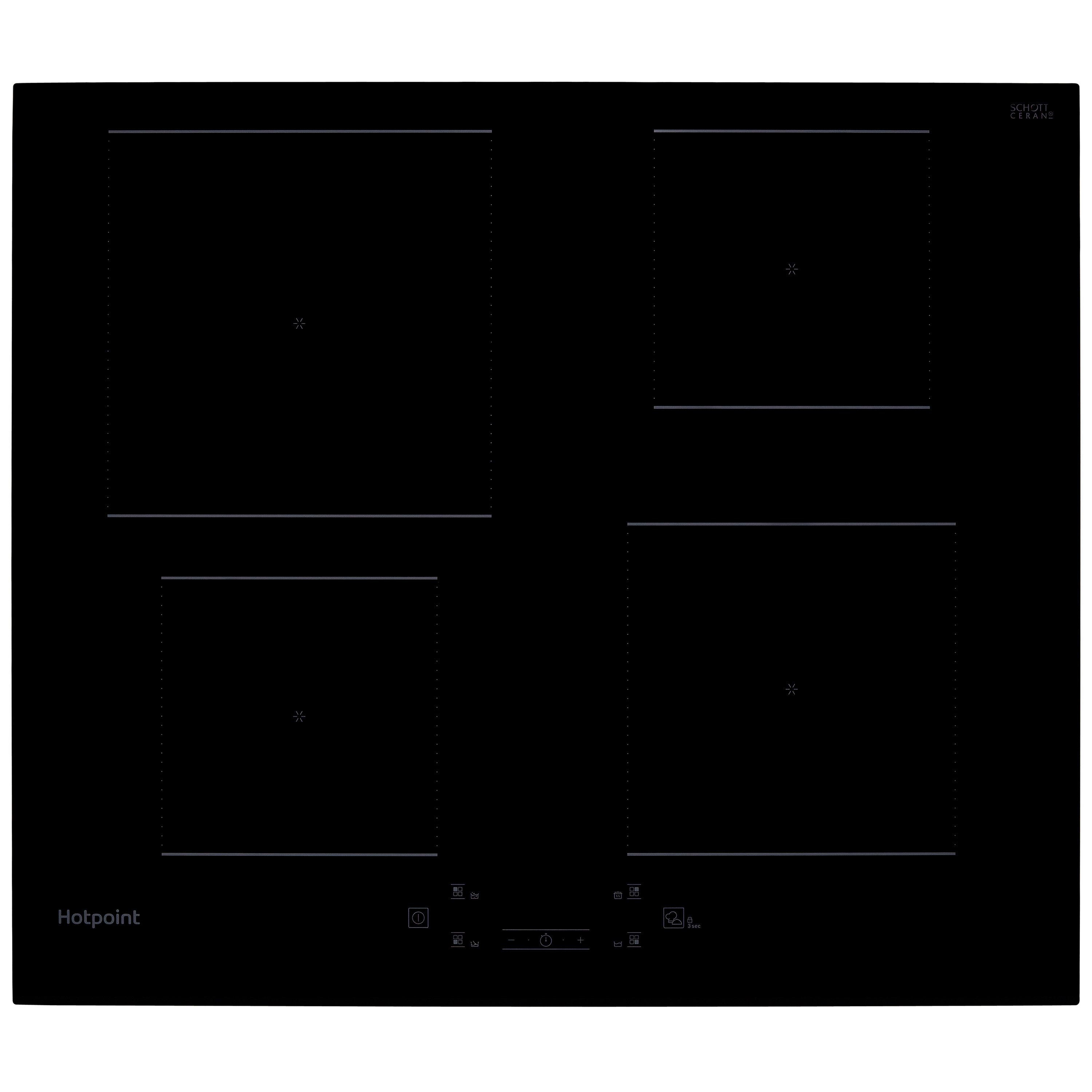 Hotpoint TQ4160SBF 59cm Induction Hob - Black