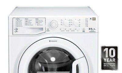 Hotpoint WDAL8640PUK Freestanding Washer dryer - White