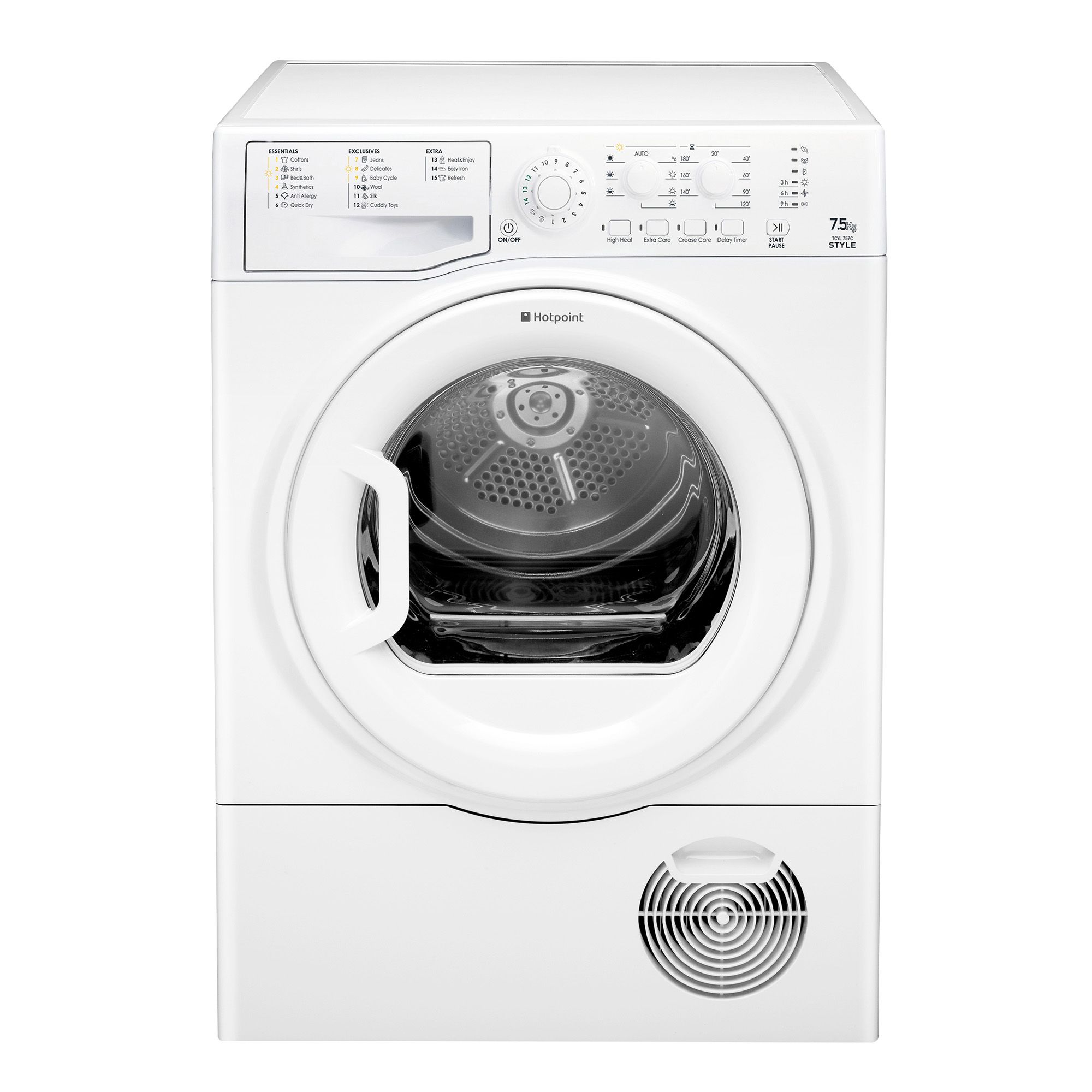 Hotpoint White Tumble dryer DIY at B&Q