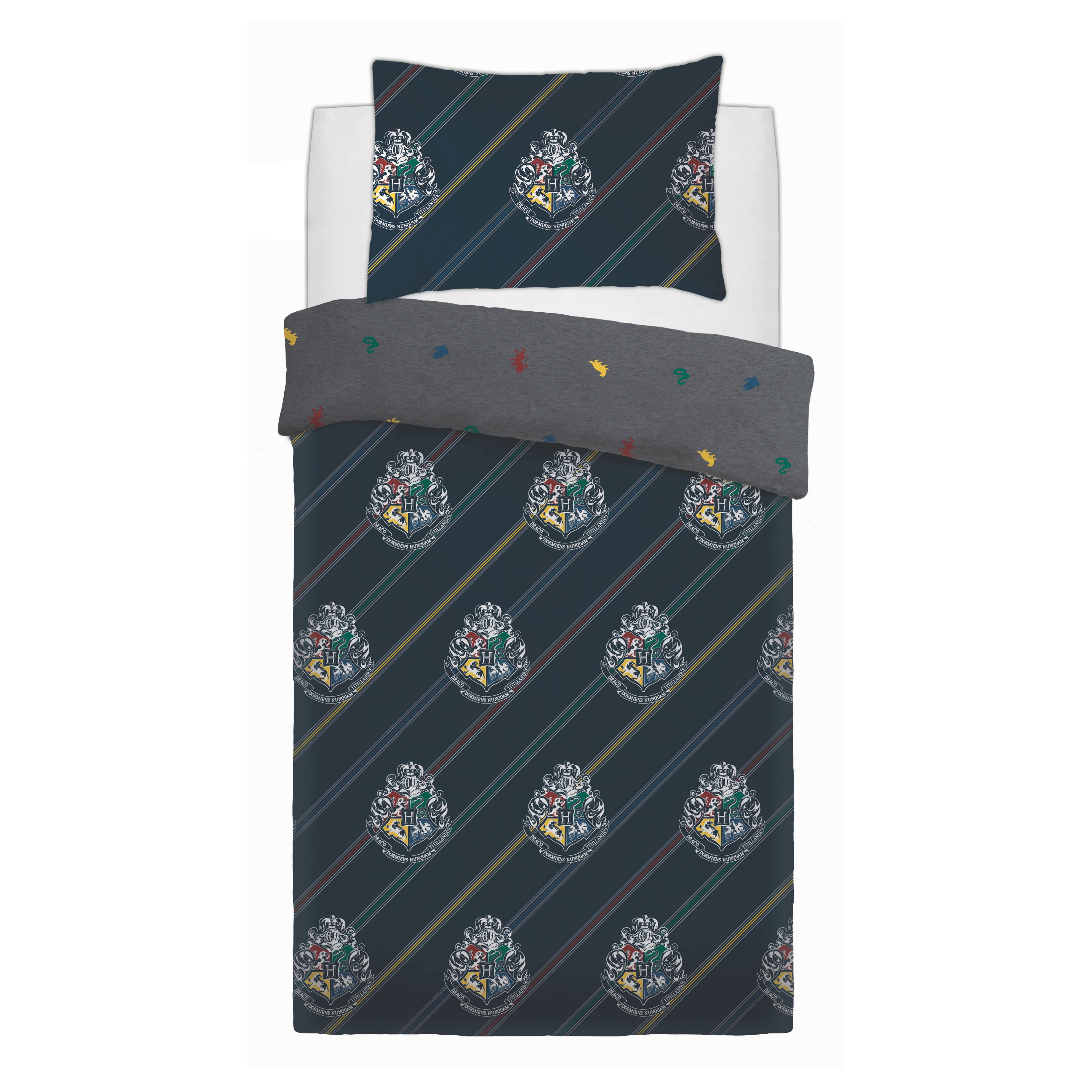 House colours Grey Single Bedding set