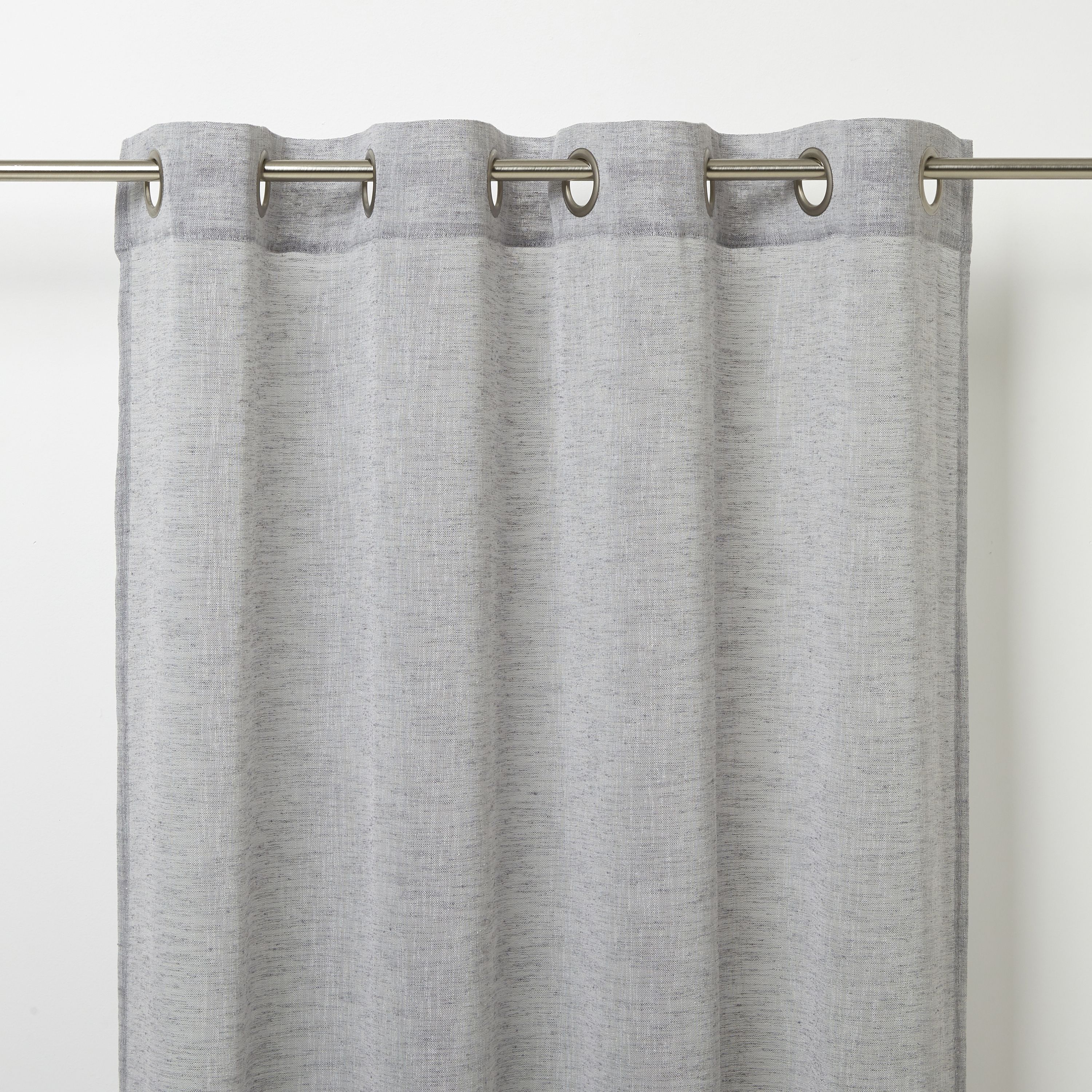 Grey voile clearance curtains