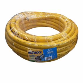 Hozelock 117039 Yellow 5-layer reinforced hose pipe (L)20m