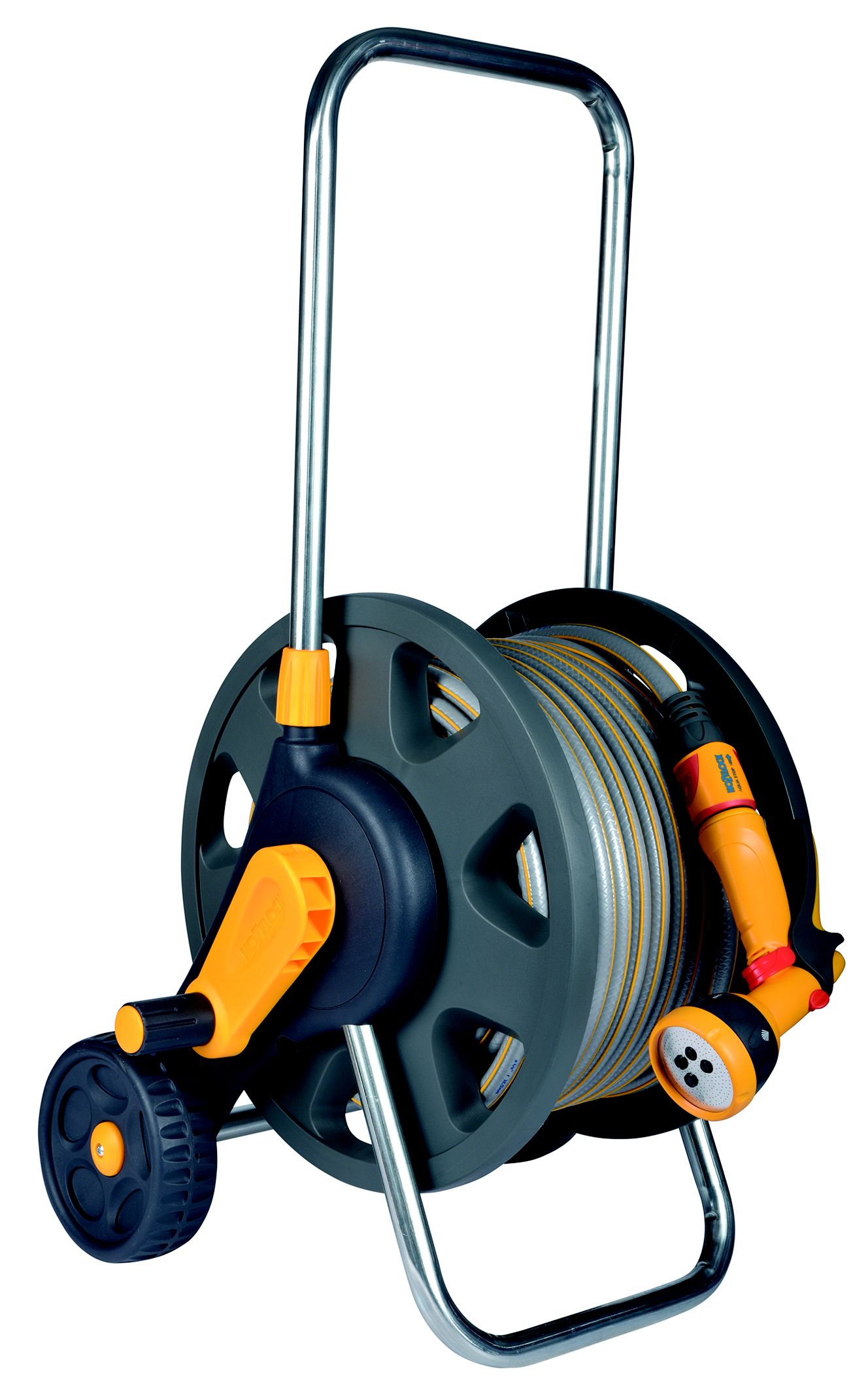 Gardena Freestanding or wall-mounted Manual Hose reel set (L)25m