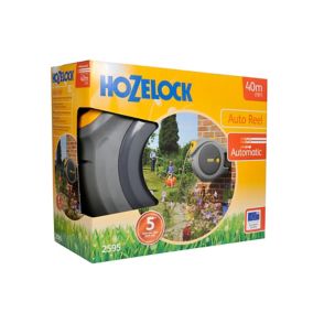 GoodHome Watering Grey Wall-mounted Empty Hose Reel Without Wheels