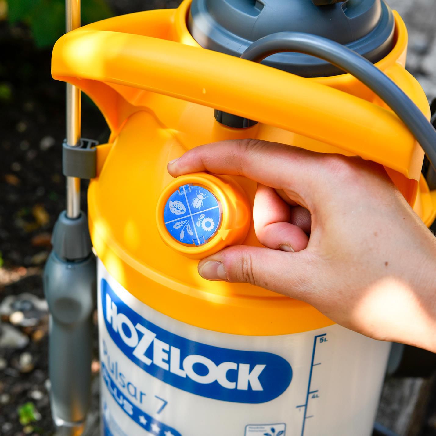 Hozelock Pulsar Plus Hand Pump sprayer 7L - Maximum comfort