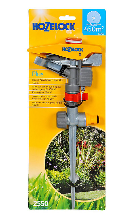 Hozelock Impulse Metal Spike Sprinkler Hozelock Compatible Water for Garden Lawn Grass 5060408148464 