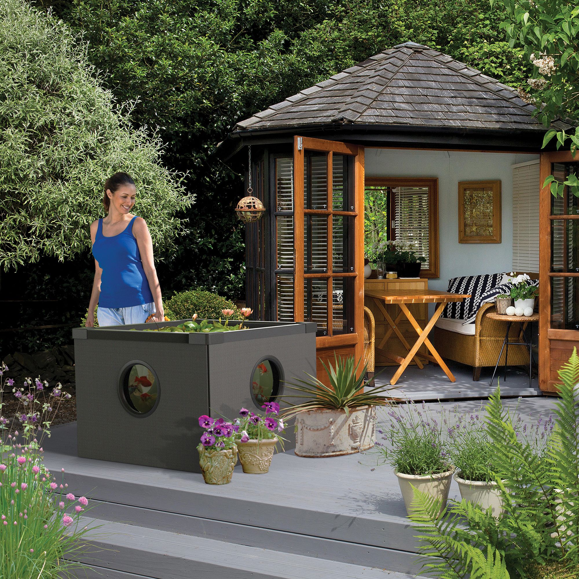 Hozelock Raised Water feature (H)70cm
