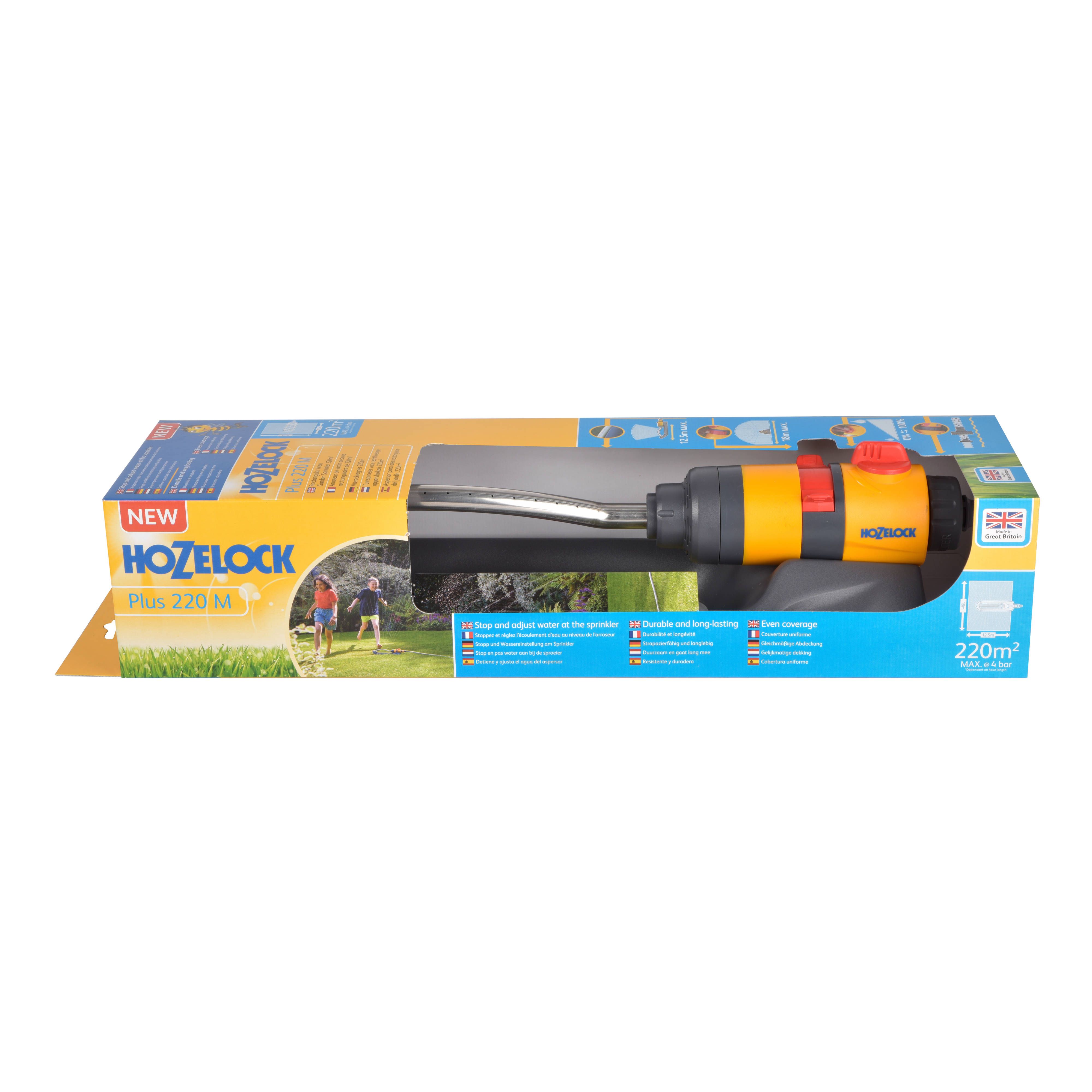 Hozelock Rectangular Sprinkler Plus 220m Oscillating sprinkler