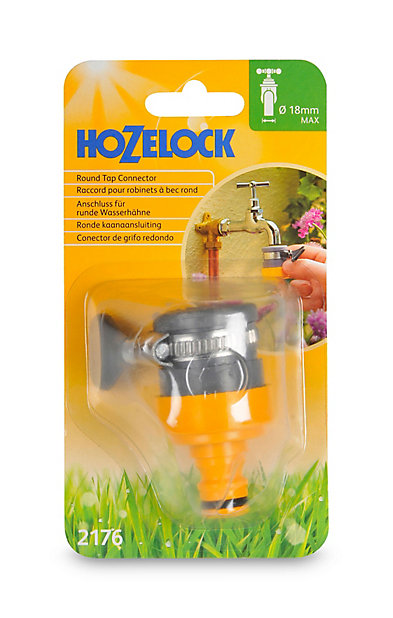 Hozelock Hozelock Indoor Round Tap Connector with a Minimum Diameter of 14 mm & a Maximum 