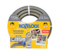 Hozelock Ultramax 116240 Grey & yellow 5-layer reinforced hose pipe (L)15m