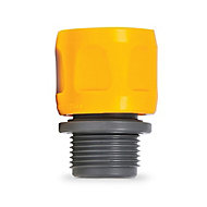 Hozelock Yellow Flat & spiral Hose pipe connector (W)150mm