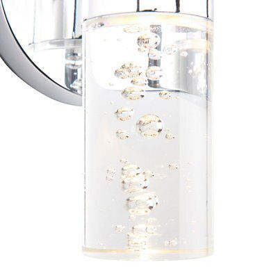 Bubble bathroom store light fixture