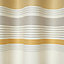 Humber Blue, white & yellow Striped Unlined Eyelet Curtain (W)140cm (L)260cm, Single