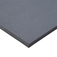 Hydrolic Anthracite Matt Concrete effect Porcelain Wall & floor Tile, Pack of 25, (L)200mm (W)200mm