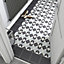 Hydrolic Black Matt Stone effect Porcelain Wall & floor Tile Sample