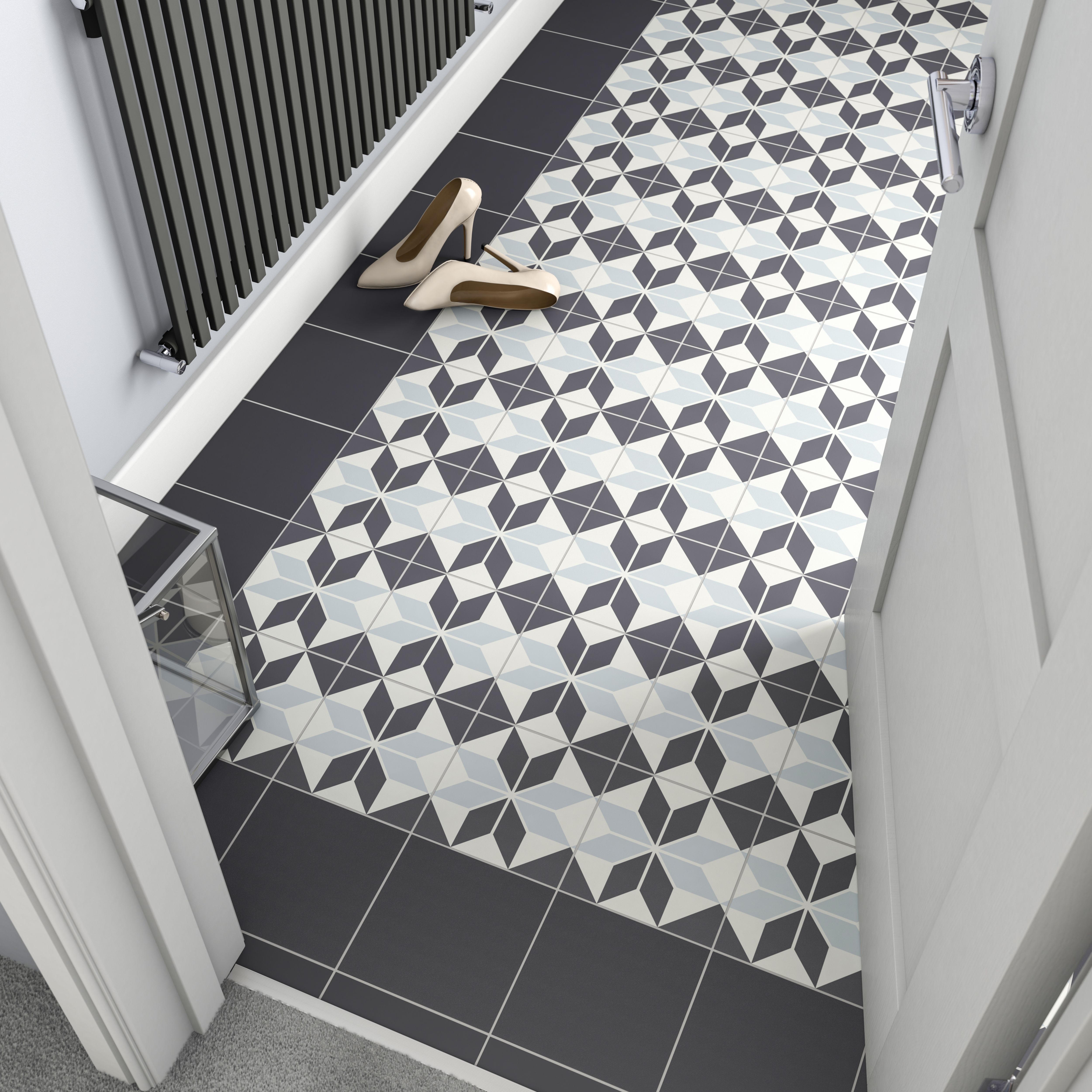 Patterned Floor Tiles Tiles B Q