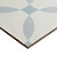 Hydrolic Blue Matt Calisson Porcelain Wall & floor Tile Sample