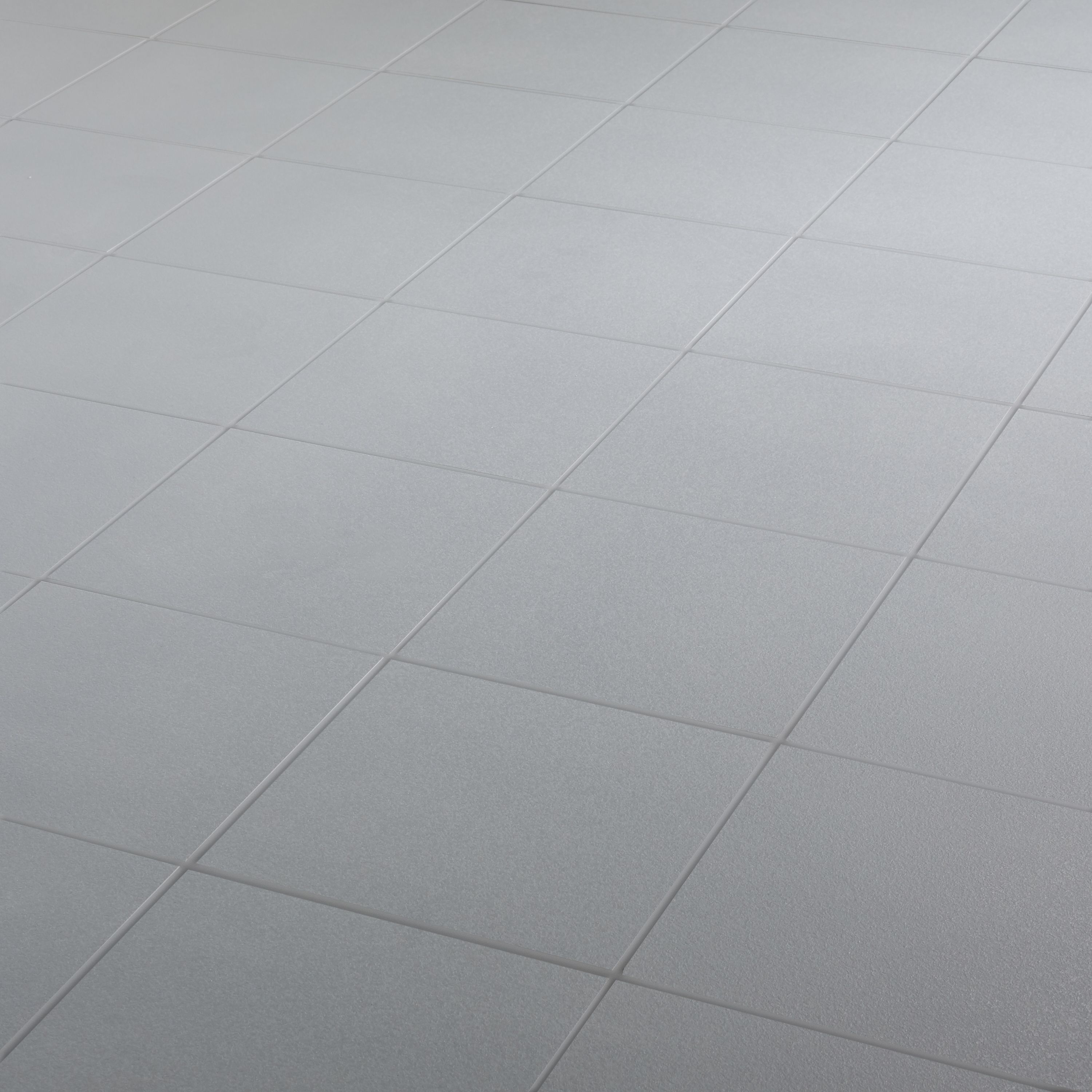 Hydrolic Light grey Matt Porcelain Floor Tile Sample | DIY at B&Q