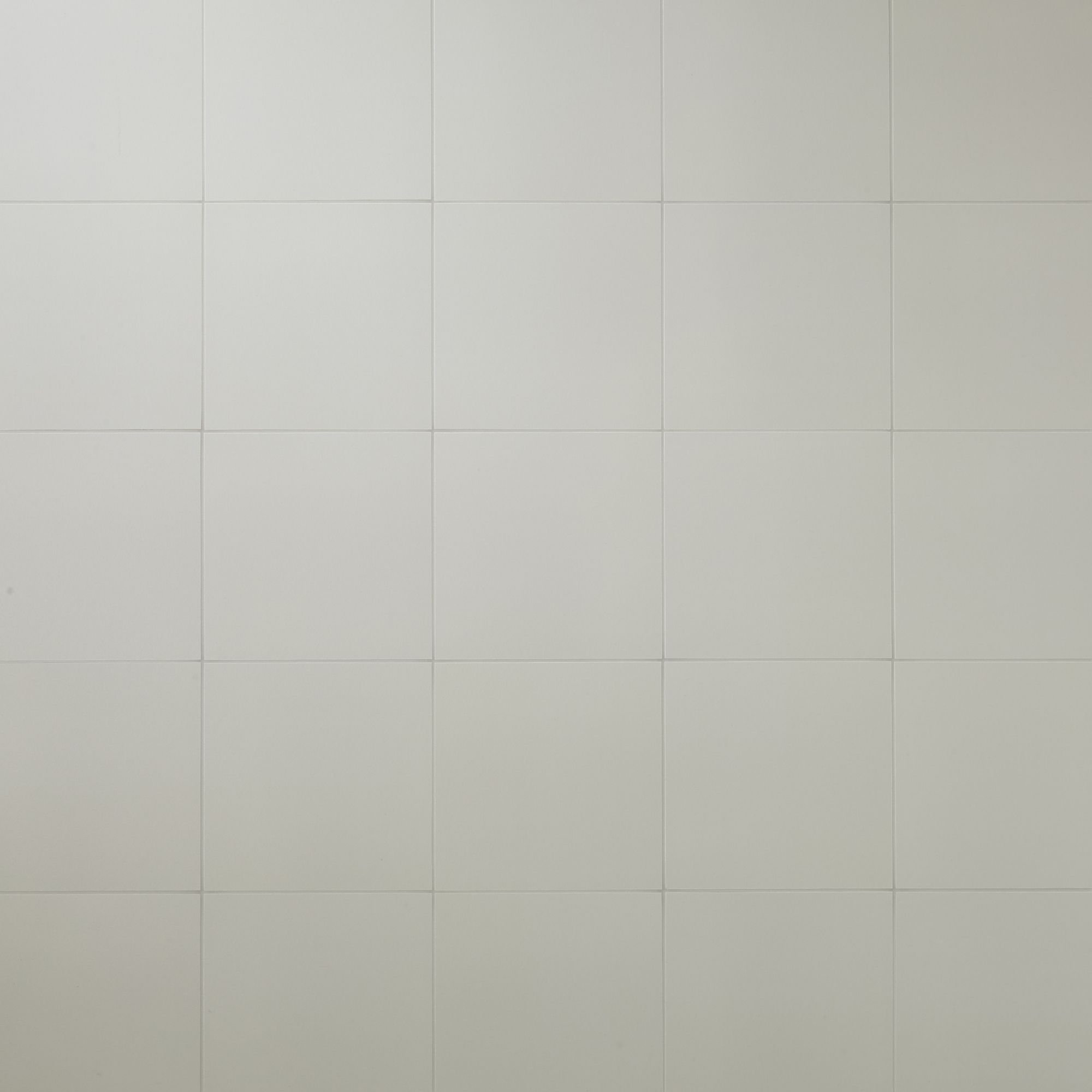 Hydrolic White Matt Concrete effect Porcelain Wall & floor Tile, Pack of 25, (L)200mm (W)200mm