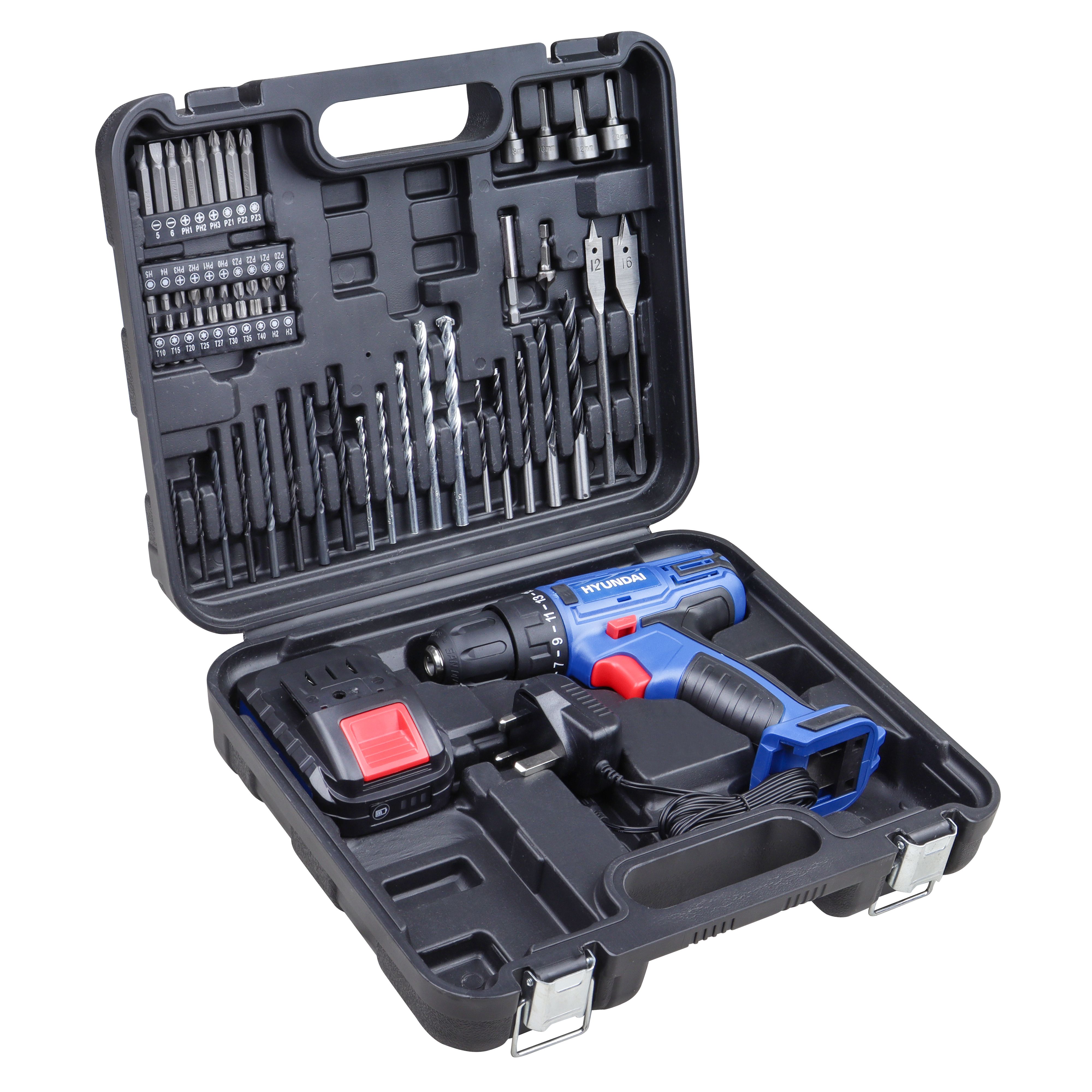 Hyundai 18V Li-ion Cordless Drill driver (1 x 1.5Ah) - HY2175