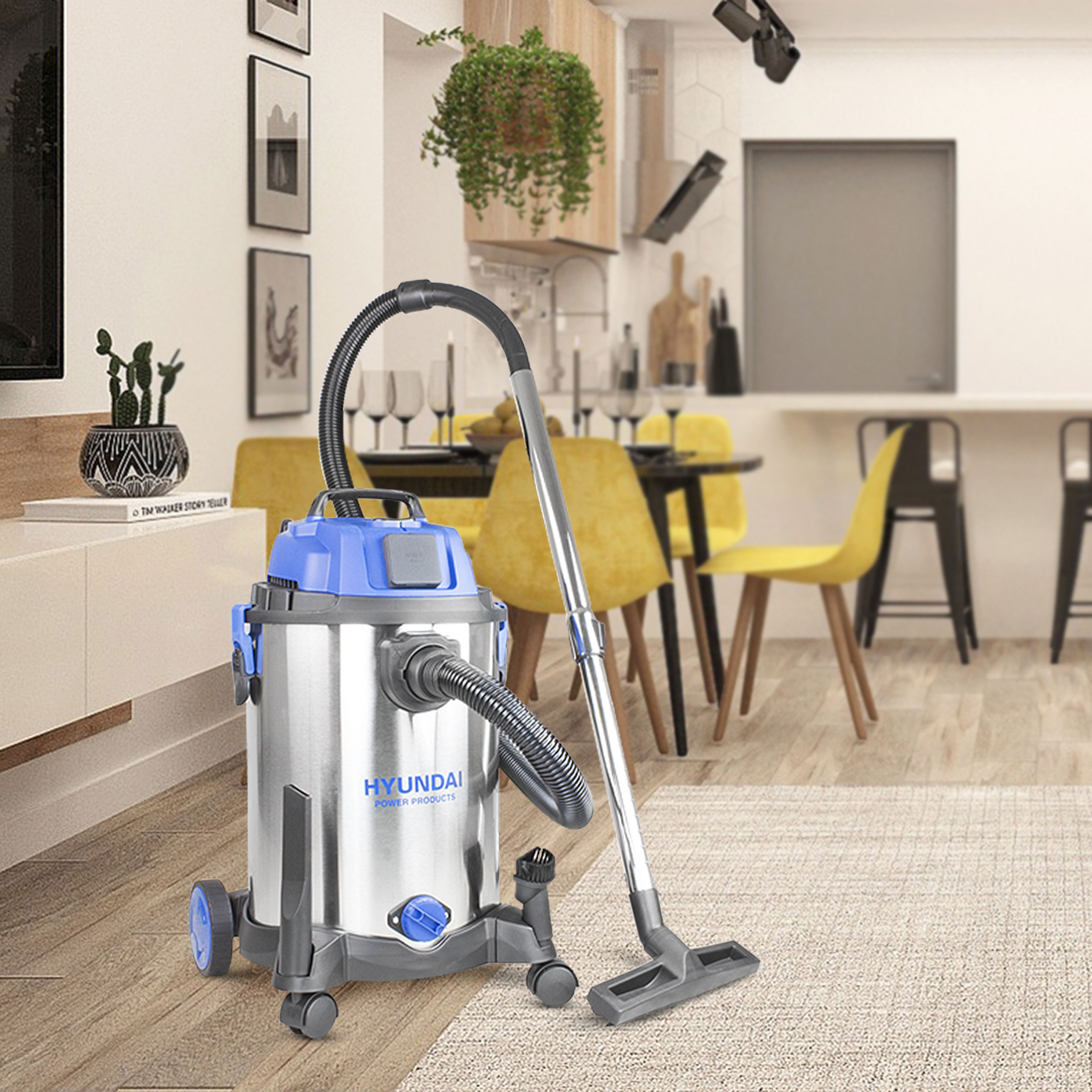 Hyundai HYVI3014 Corded Wet & dry vacuum, 30L