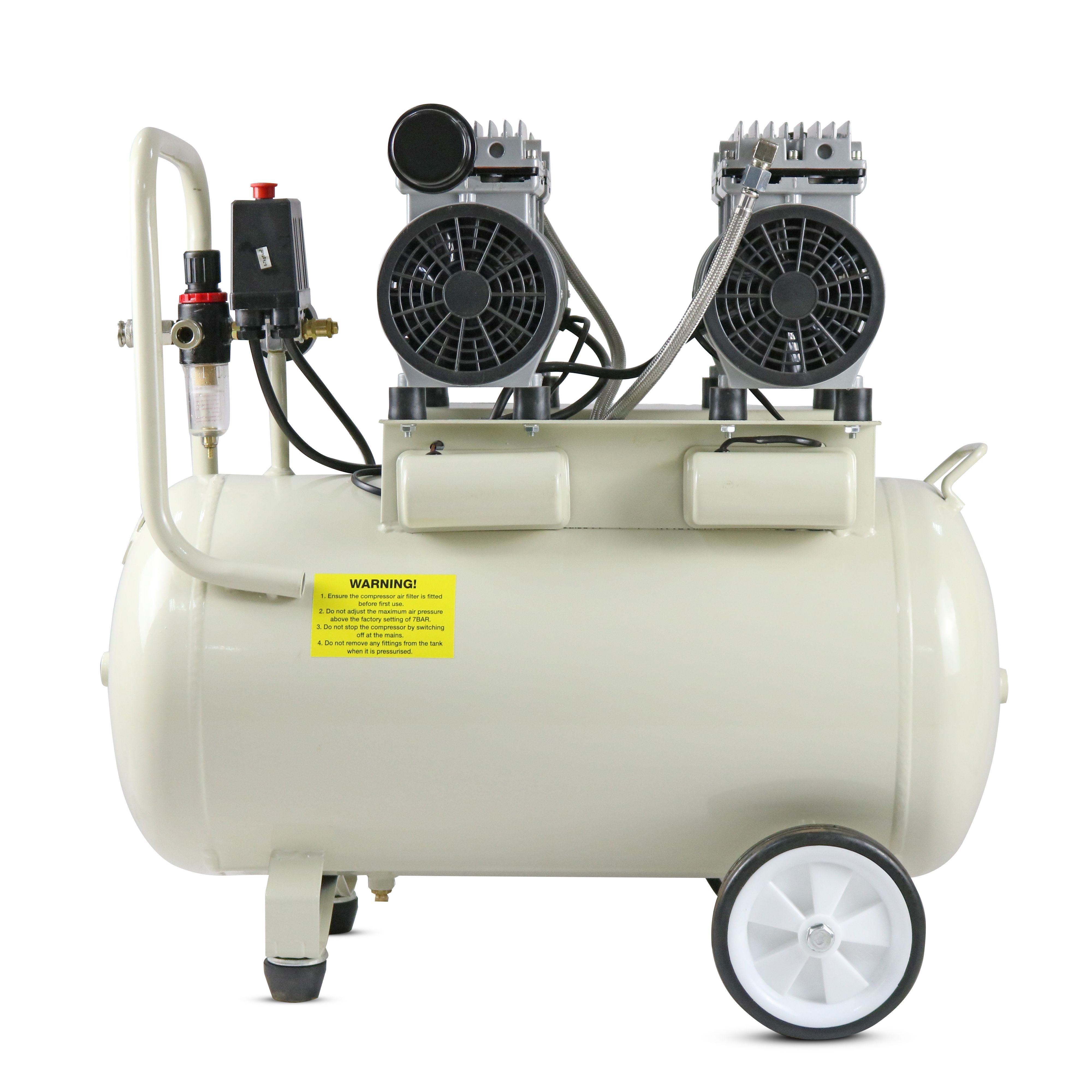50L Quiet Air Compressor, 2600W: Catalog + Features