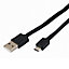 I-Star Micro USB Charging cable, 3m, Black