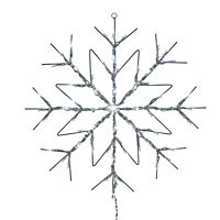 Ice white LED White Snowflake Silhouette (H) 490mm