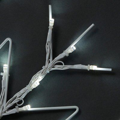 Ice white LED White Snowflake Silhouette (H) 490mm