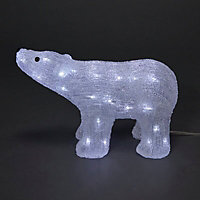 Ice white Polar bear LED Electrical christmas decoration