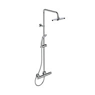Ideal Standard 3-spray pattern Wall-mounted Chrome effect Thermostatic Shower