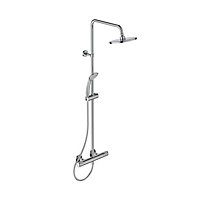 Ideal Standard 3-spray pattern Wall-mounted Chrome effect Thermostatic Shower