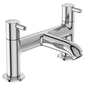 Ideal Standard Ceraline Gloss Chrome effect Surface-mounted Manual Double Bath Filler Tap