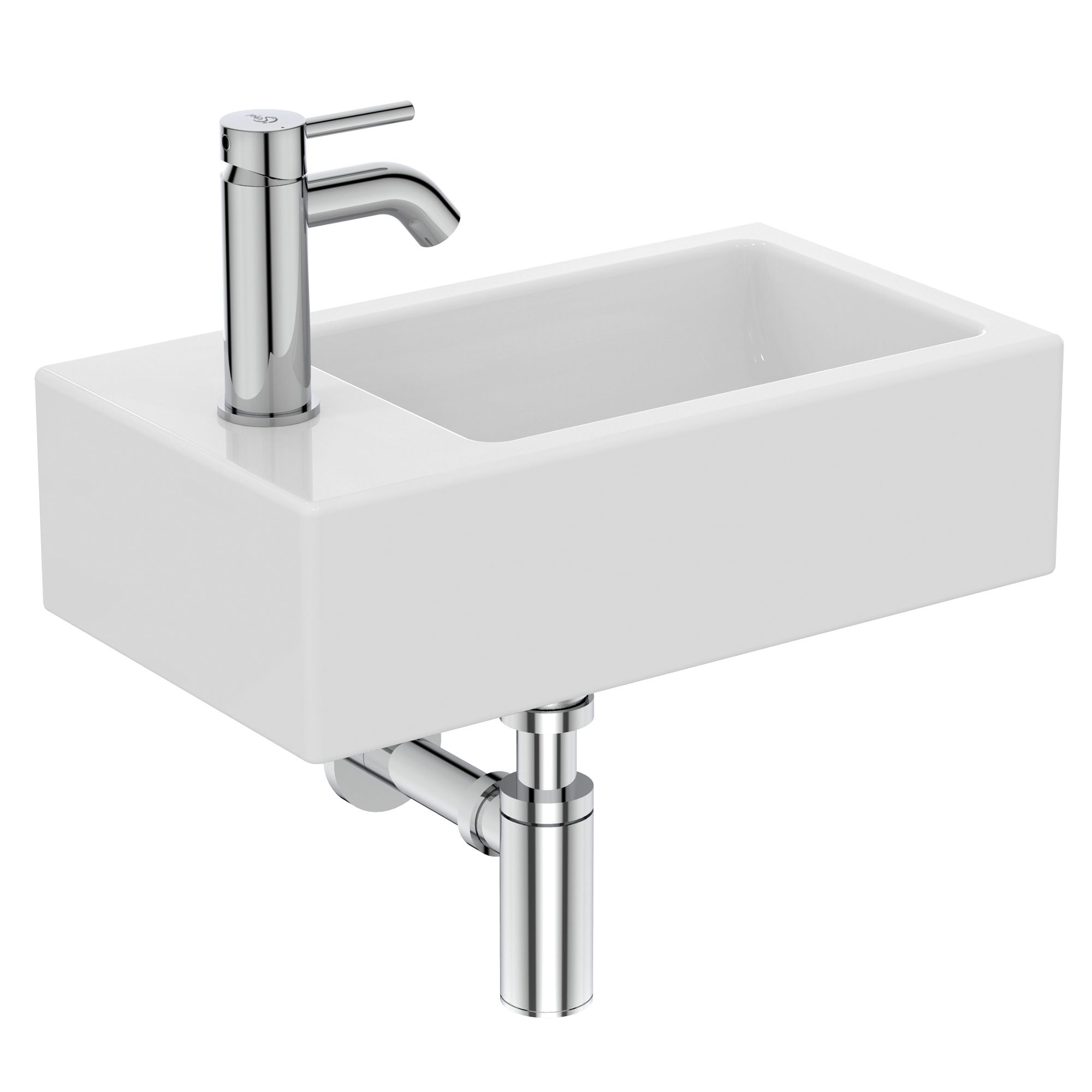 Ideal Standard Ceraline Standard Chrome effect Round Basin Mixer Tap