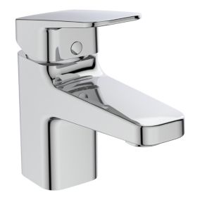 Ideal Standard Ceraplan Mini Gloss Chrome effect Square Manual Basin Mono mixer Tap