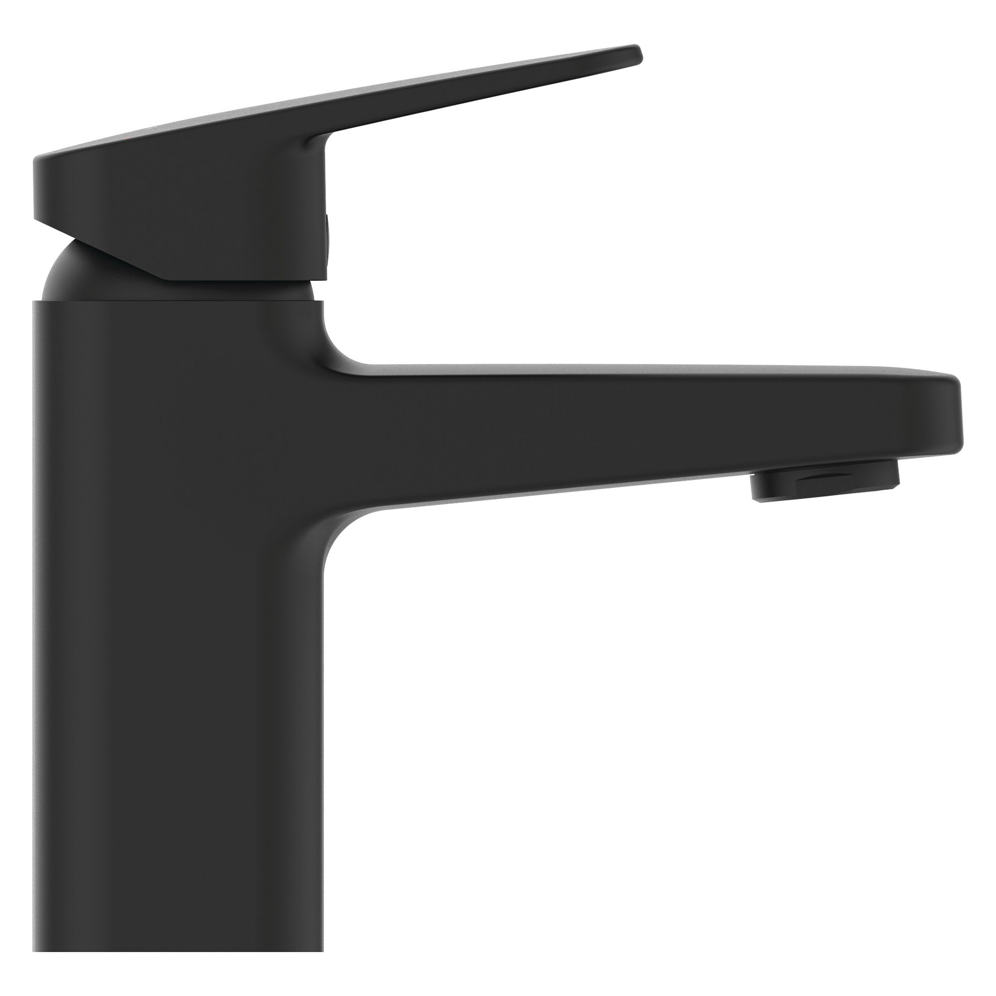 Ideal Standard Ceraplan Standard Black Square Manual Basin Mono mixer Tap - 3