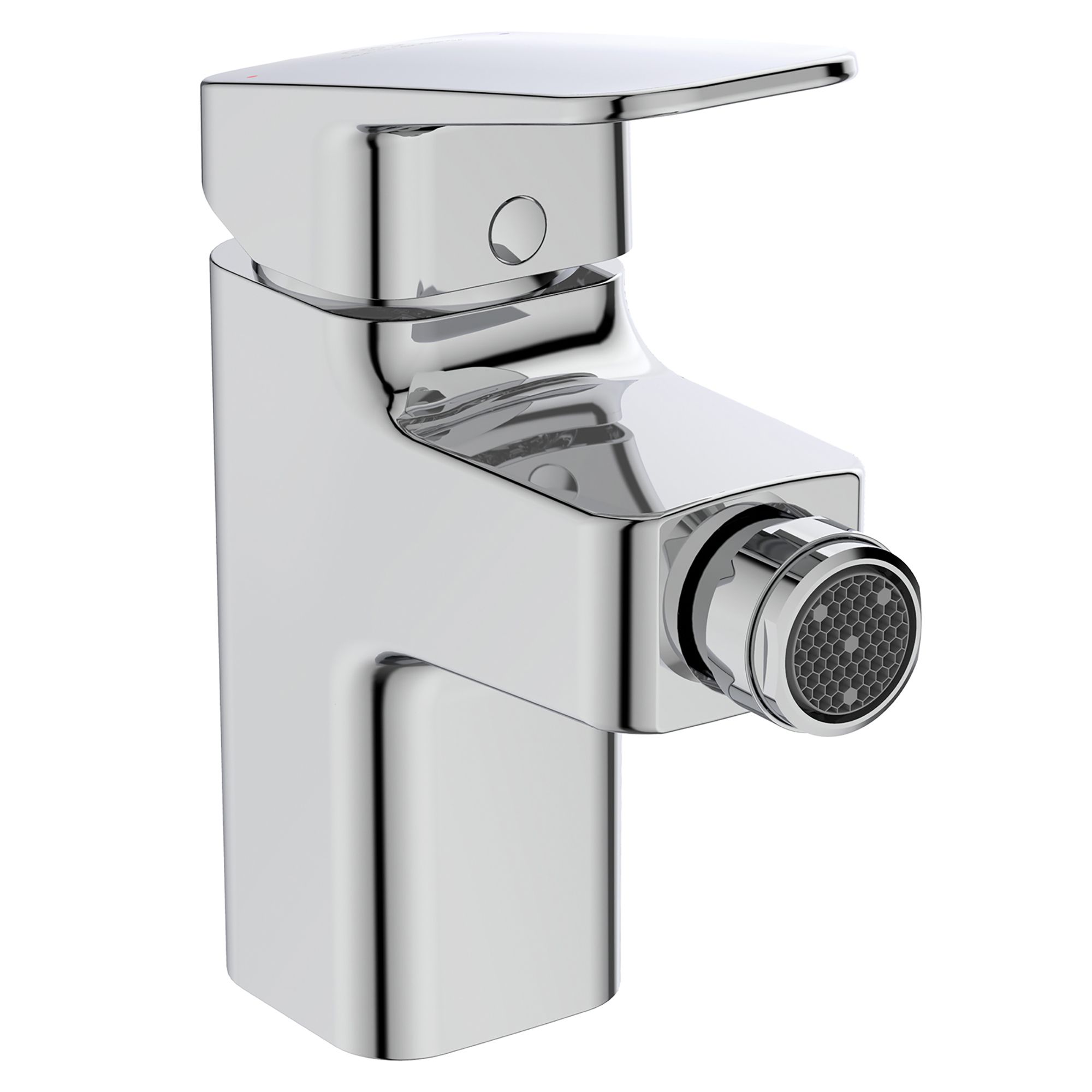 Ideal Standard Ceraplan Standard Chrome effect Square Deck-mounted Manual Bidet Mono mixer Tap